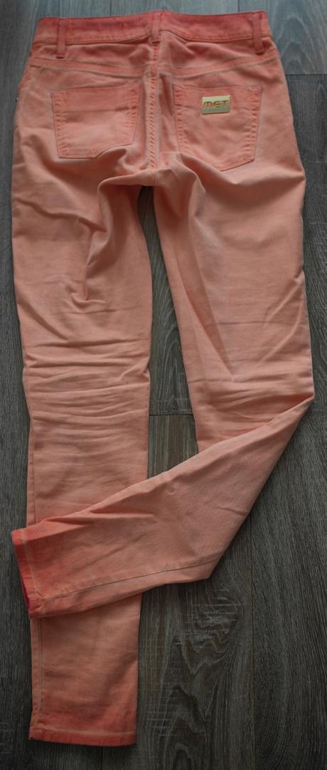 Nohavice, rifle met, marhuľkové, 27/32, s