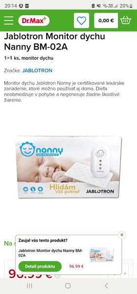 Monitor dychu a jeho položenie