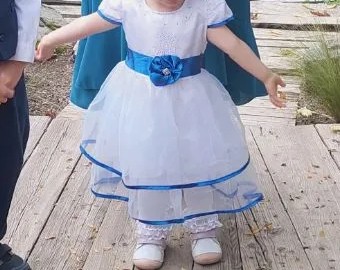 Šaty pre dievčatko na svadbu, 92