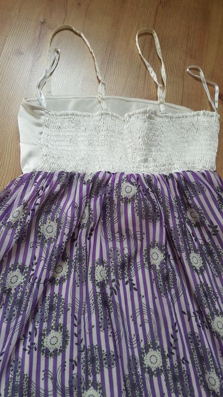 Fialové letné šatky, č.36, vero moda,36