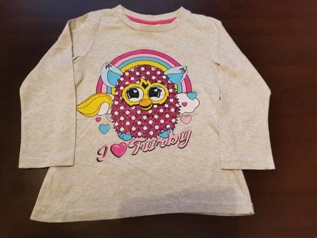 Dievčenské tričko furby, 122
