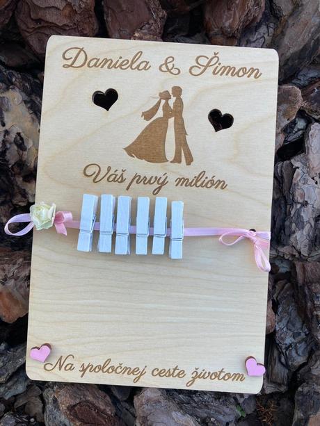Váš prvý milion- svadobny dar,