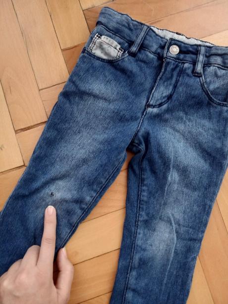 Zateplené rifle, benetton,86