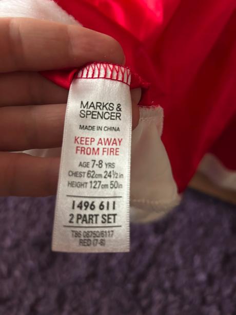 Santa šaty veľ. 122/128, 