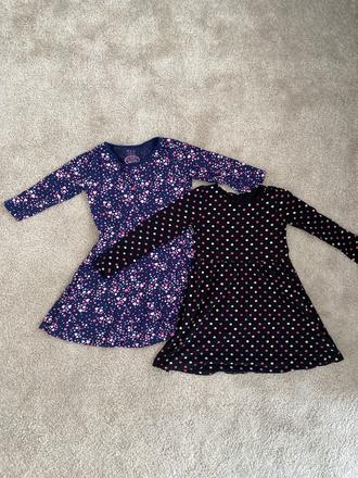 Šaty s dlhým rukávom, h&m,134