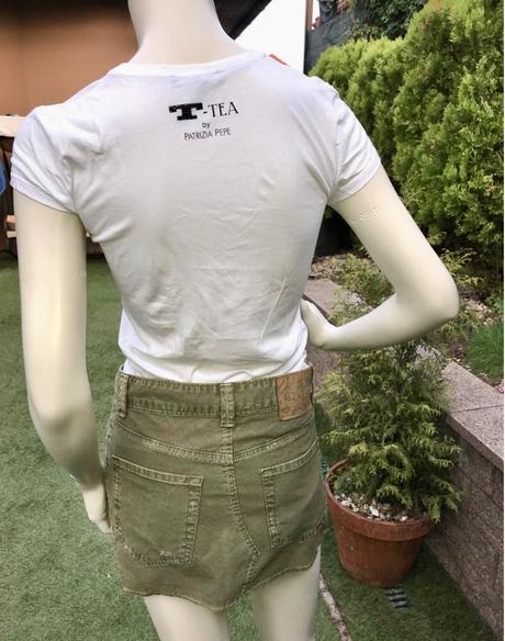 Minisukňa retro jeans, xs