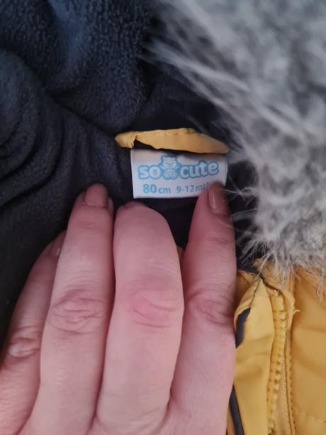 Zimný overal unisex, veľ 80, 80