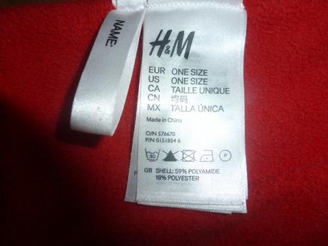 Srdiečková čiapka so šálom, h&m,110