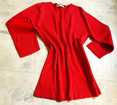 Pestrý bavlnený pulóvrik-3/4 rukáv, bhs,l