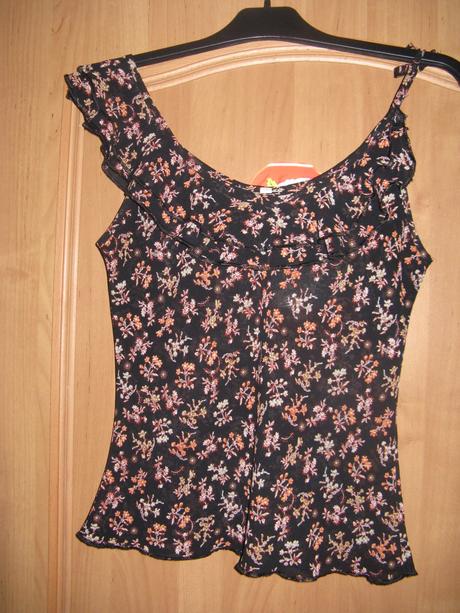 Blúzka zo zaväzovaním na ramene - štýlová,v.38, 38