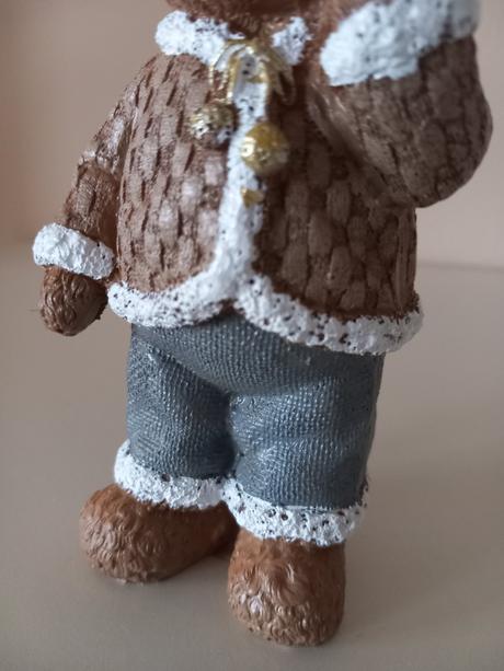 Sada 2ks stojacie keramické medvedíky, 