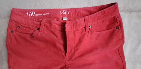 Dámske kordové džínsy veľkosť cca 42, 42