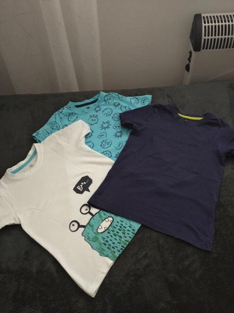 Tričká lupilu 3 ks veľ.110/116, lupilu,110