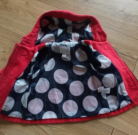 Dievčenský kabátik červený veľ. 62, next,62