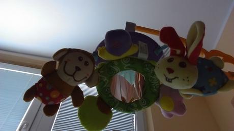 Baldachýn, svietiaci kolotoč na detskú postieľku,