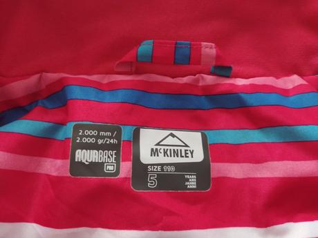 Dievčenska zimná bunda., mckinley,110