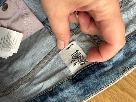Modre skinny, h&m,30