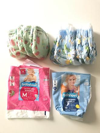 Plienky na plávanie baby love dm, babylove,7 kg - 18 kg