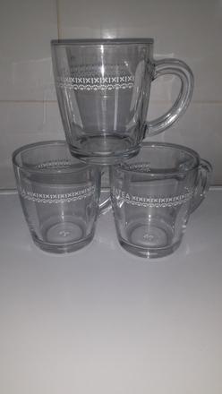 Pohàre na čaj 3ks, 