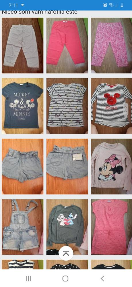 Balík oblečenia pre dievča, 158–170