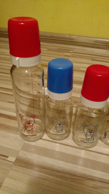 Detské fľaše sklenené, canpol babies