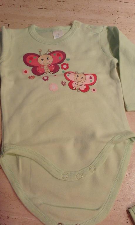 Zelený set - súprava diečenské oblečenie, topomini,68