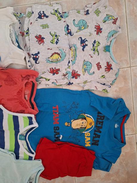 Tricka, kratase, pyzama, tielka - balik 110 - 116, 104–116