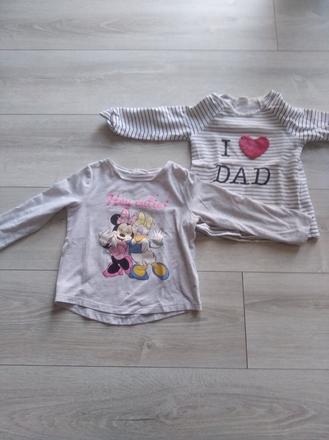 Tričká hm 80 a 98, h&m,80