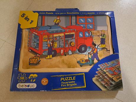 Puzzle beleduc 5 v 1,