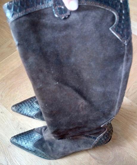 Hnedé kožené čižmy bruno premi 37, 37