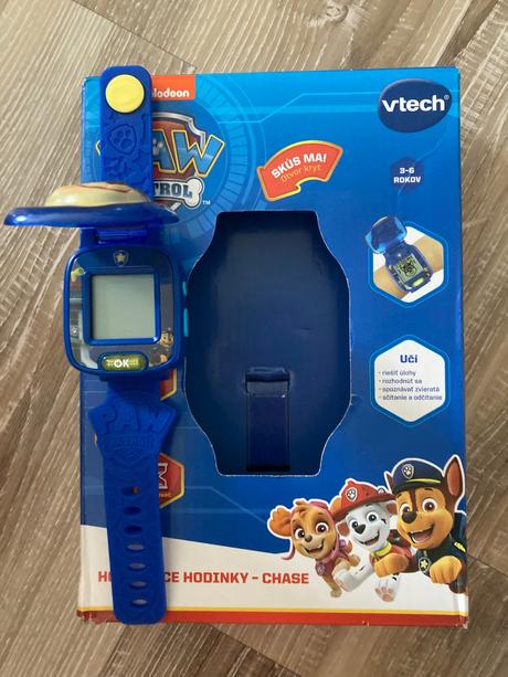 Detské hovoriace hodinky -chase,ako nové,