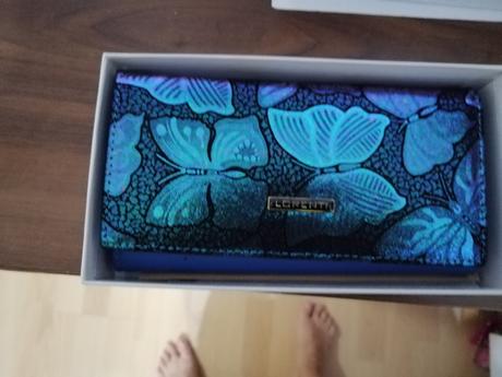 Dámska kožená peňaženka, 