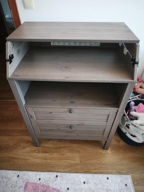 Prebaľovací pult ikea,