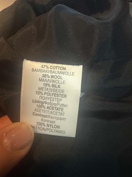 Štýlová vlnená sukňa river island s čipkou, river island,38