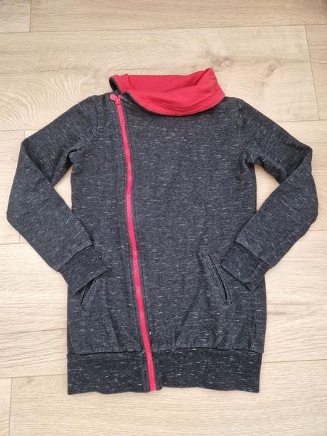 Mikina sivá dlhá reserved 140, reserved,140