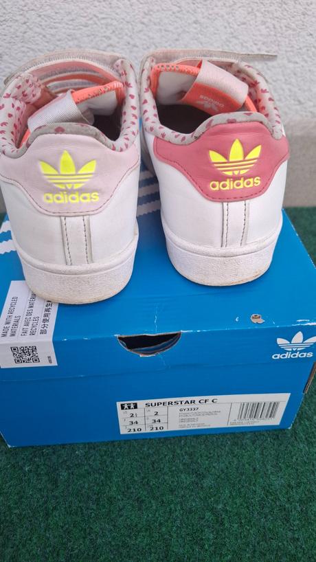 Tenisky značky adidas superstar, veľkosť 34, adidas,34