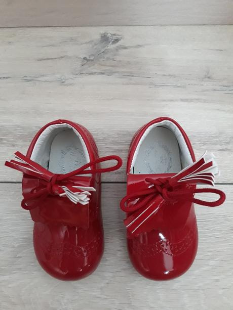 Lakované kožené topánky panache kids, 24