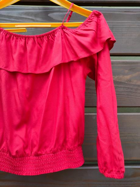 Blúzka s volánikom, h&m,146