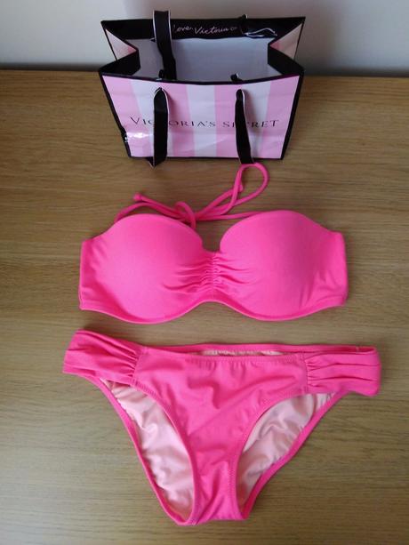 Victoria's secret ruzovy spodok plaviek, victoria's secret,s