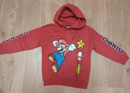 H&m mikina supermario č.122, h&m,122