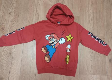 H&m mikina supermario č.122, h&m,122