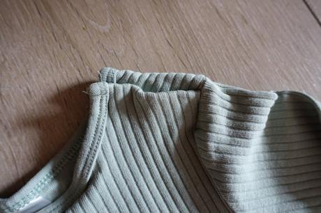 Tričká s dlhým rukávom vrúbkované, h&m,92