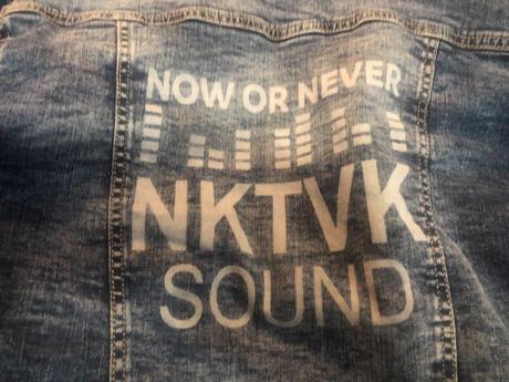 Zateplená rifľová bunda, 158