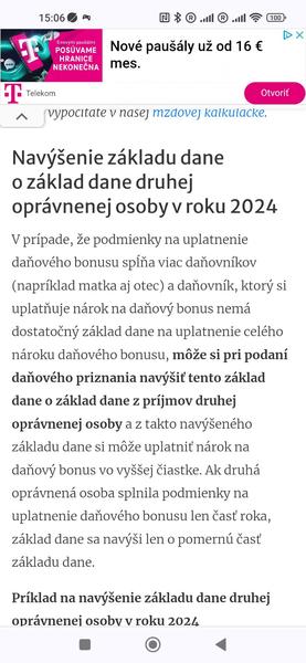 Daňový bonus v praxi: čo to znamená?