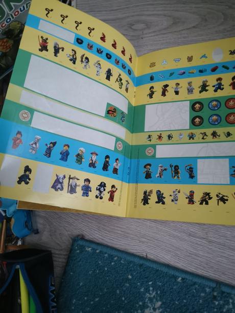 2x lego ninjago zošit,
