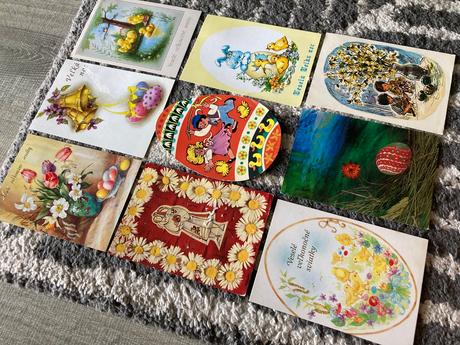 Zberateľské retro veľká noc 7ks,