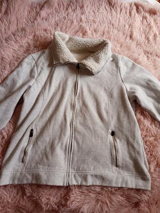 Béžová mikina, xl