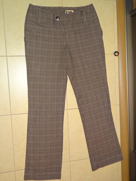Kockované nohavice, veľ. 34, quelle,xs