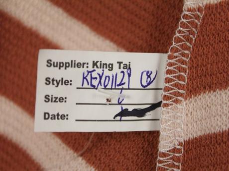 Hrubšia oranžovo-biela tunika next, veľ. 6 r. a, next,116