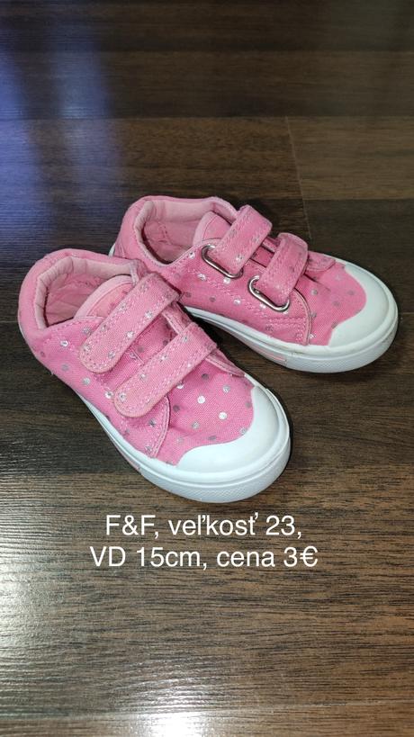 Tenisky - plátenky, f&f,23